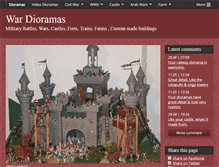 Tablet Screenshot of marksdioramas.com